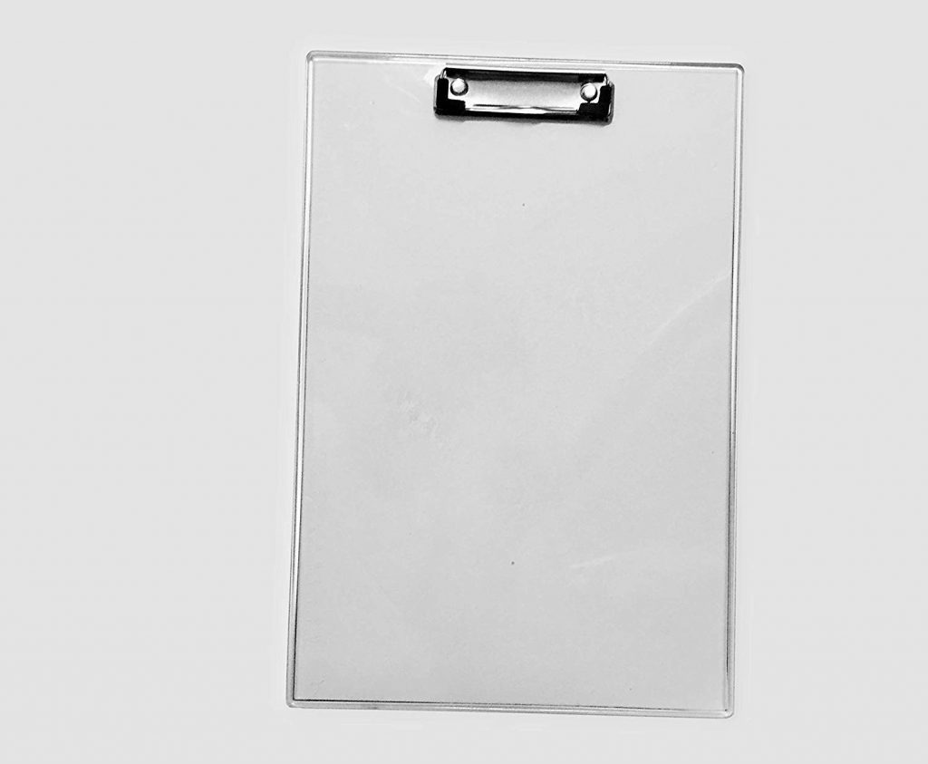 Transparent Board Clip