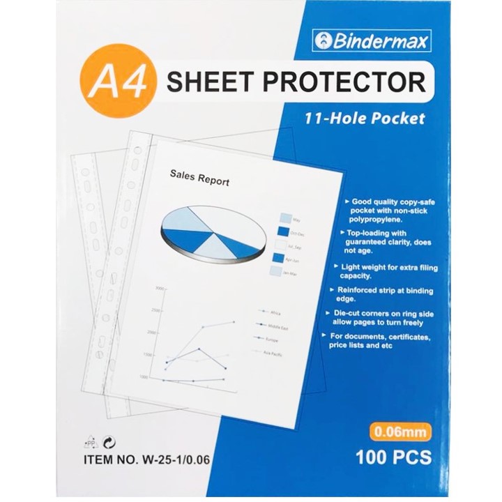 Bindermax Sheet Protector