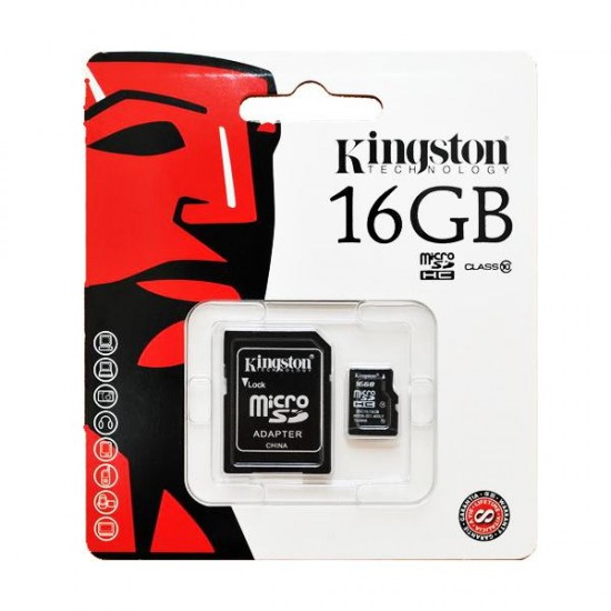 Kingston 16GB microSD Memory Card