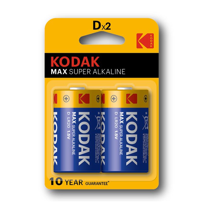 Kodak D Battery – Max Super Alkaline