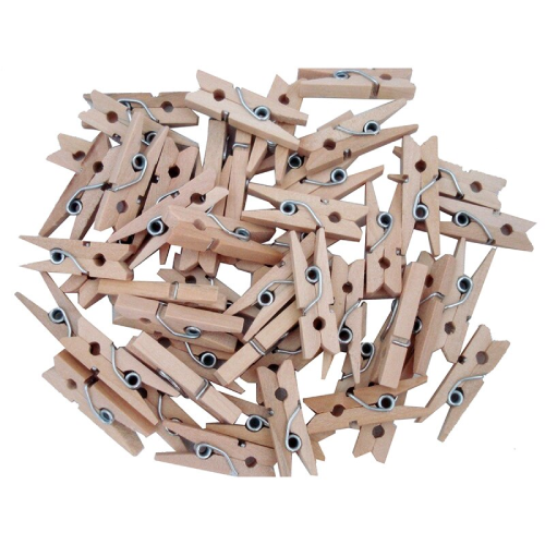 Mini Wooden Clips