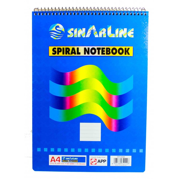 Sinarline A4 Spiral Notebook