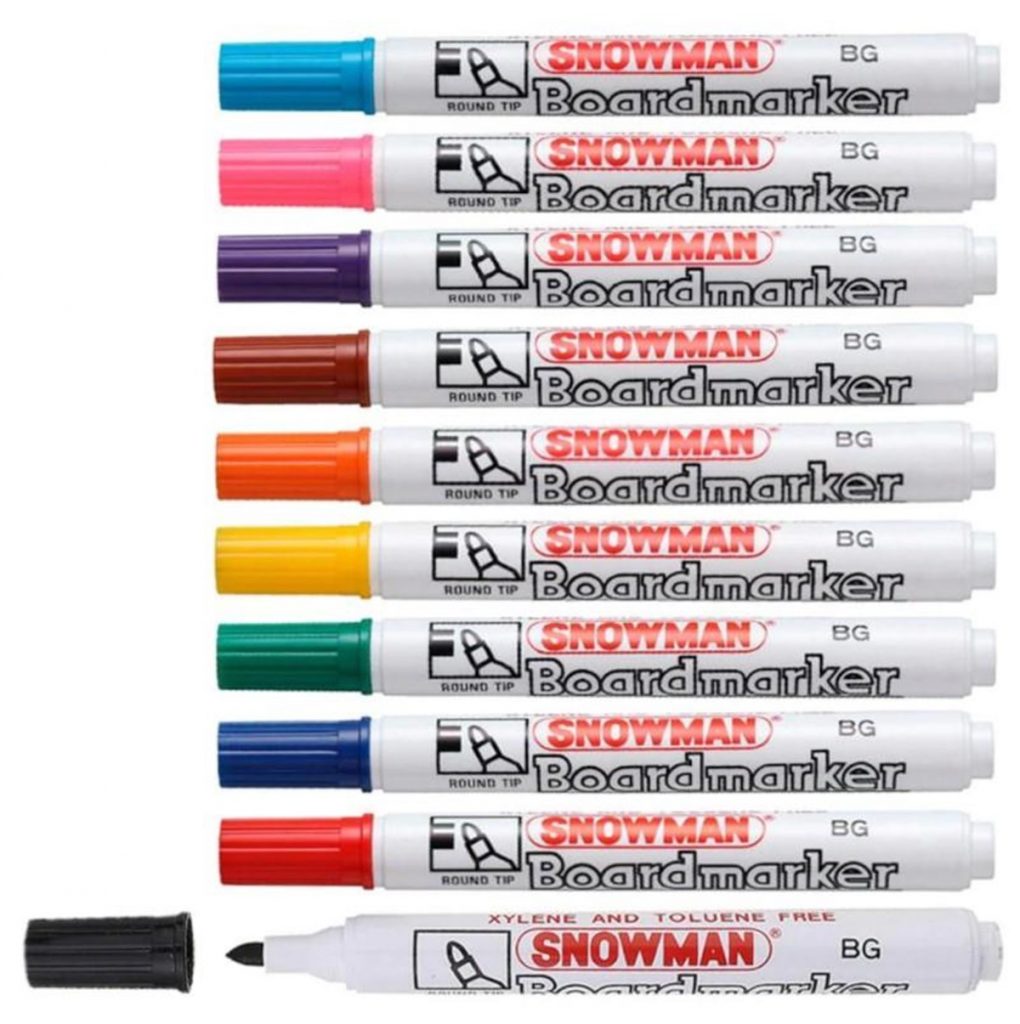 Snowman Whiteboard Markers